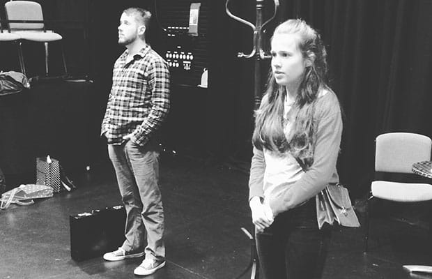 Rebecca Newman in rehearsals for The Enduring Romance of Cathy and Heathcliff