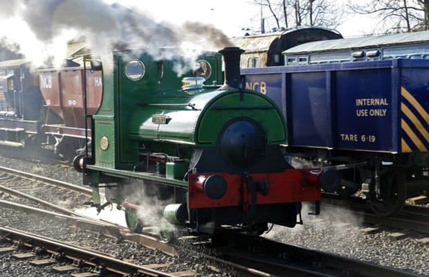 Teddy the locomotive at Chasewater Railway