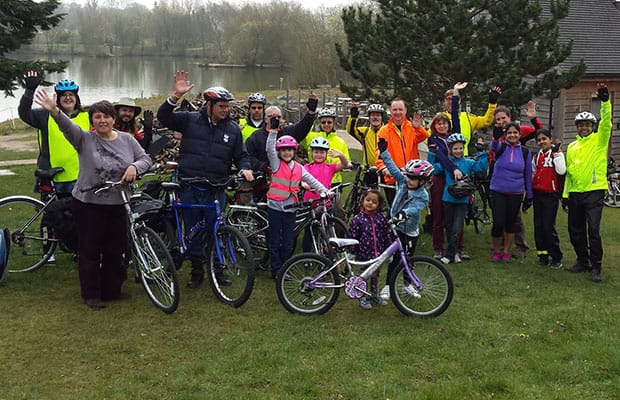 The 2014 ride to Fisherwick Lakes