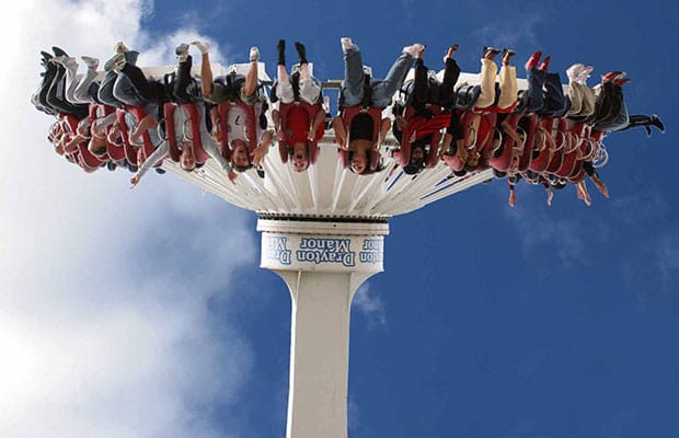 The Maelstrom ride at Drayton Manor Park