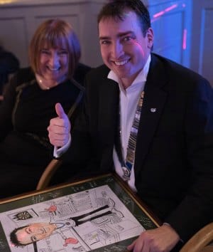 Outgoing Lichfield Round Table chairman Matthew Clark