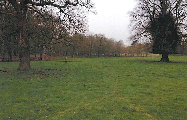 The proposed campsite on Abnalls Lane. Pic: Lichfield District Council planning