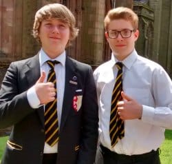 Jake Wright and Tom Hodgkiss
