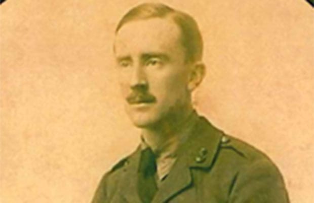 JRR Tolkien during his time as a soldier