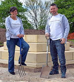 Kerry and Ivan Mornington in Violet's Garden