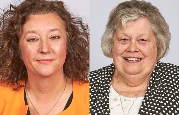 Cllr Helen Fisher and Cllr Diane Evans