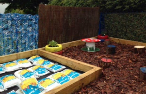 The new sensory garden at Spark Burntwood