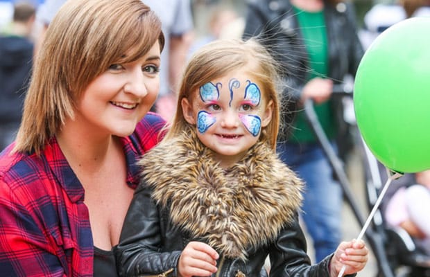 Samantha Reid and her daughter Amelia