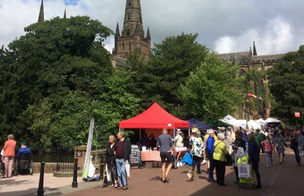 The Lichfield Festival Market. Pic: The Lichfield Festival