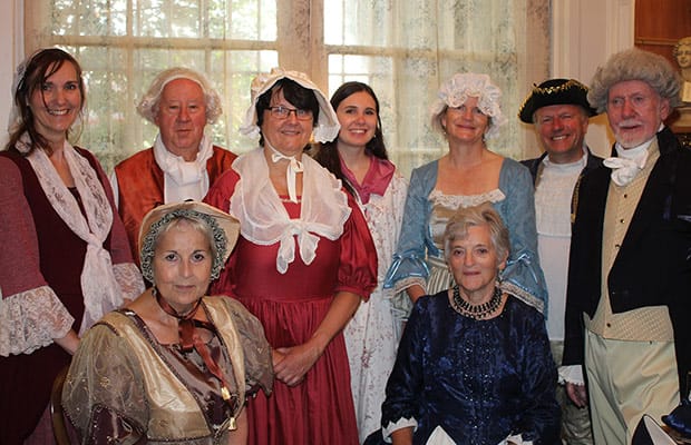 Preparations for the Georgian Festival in Lichfield