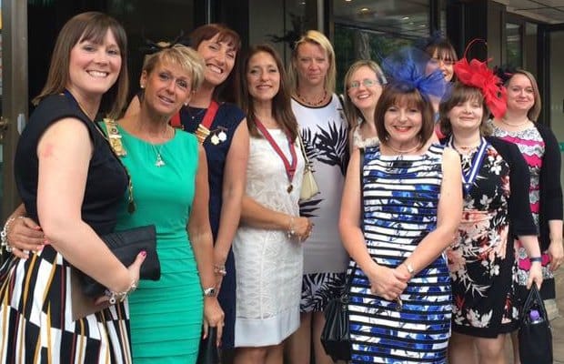 Lichfield Ladies Circle at the national celebration event