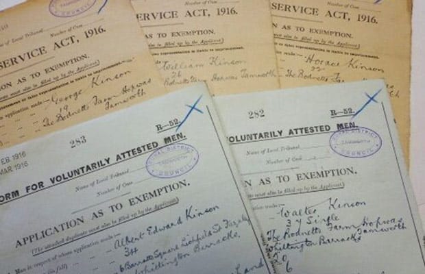 Some of the military appeal tribunal records