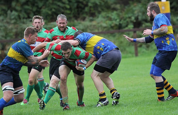 Sean Brennan spots a gap. Pic: Joanne Gough
