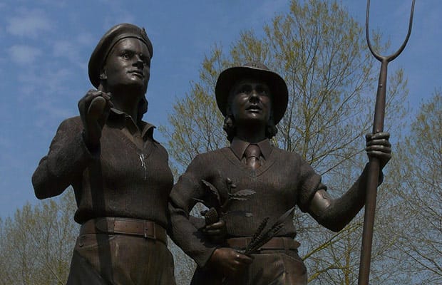The Women's Land Army and Timber Corps Memorial. Pic: Loz Pycock