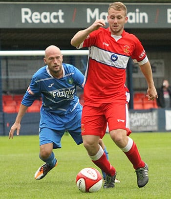Josh Ruff on the ball. Pic: Dave Birt