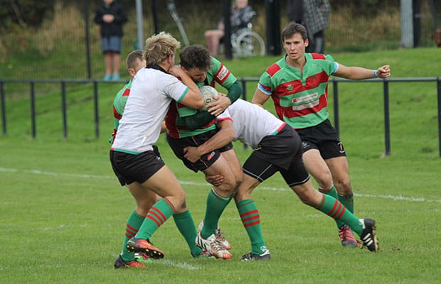 Matt Sishton is challenged. Pic: Joanne Gough