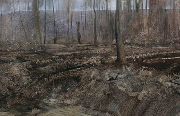 One of the artworks from the Echoes of War exhibition