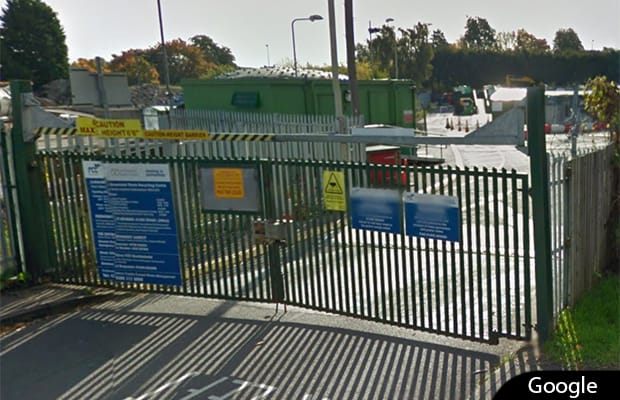 Lichfield Household Recycling Centre. Pic: Google Streetview