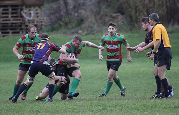 David Ward on the run. Pic: Joanne Gough