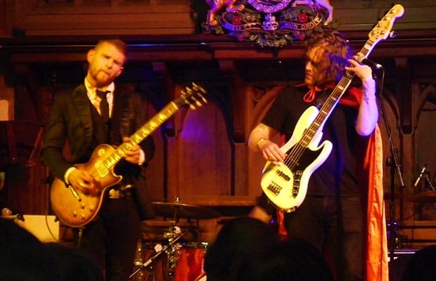 The Ben Poole Band on stage in Lichfield