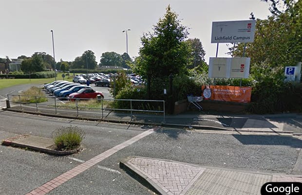 The proposed site of the new coach park in Lichfield. Pic: Google Streetview