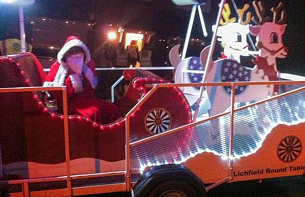Lichfield Round Table's Santa sleigh