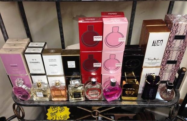Some of the fake goods seized in Burntwood