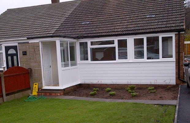 The Chase Road bungalow after the refurbishment work