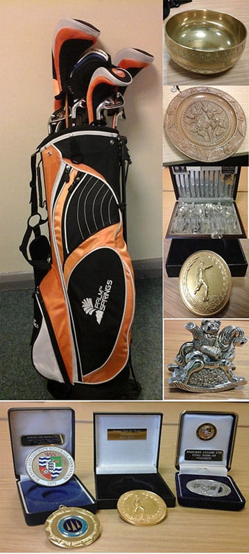Some of the items police have recovered