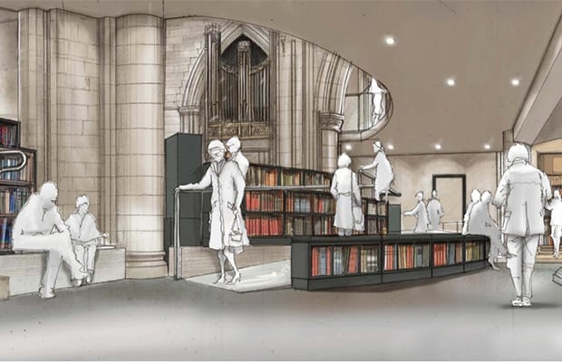 An artist's impression of the new interior of St Mary's in the Market Square