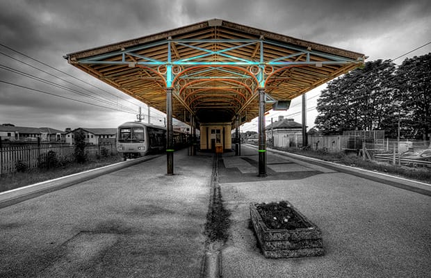Lichfield City station. Pic: Bs0u10e0