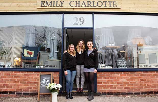 The new Emily Charlotte Furniture Renovations and Ceramics store