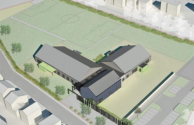 An artist's impression of the new Streethay Primary School