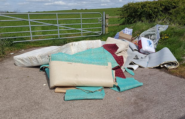 Items dumped on Barracks Lane