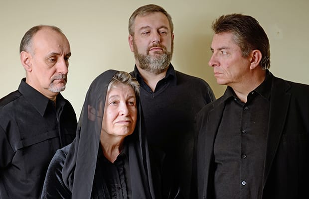 The cast of Boothby’s Gift - Nigel Lowe, Adrienne Swallow, Ian Parkes and Ian Henderson