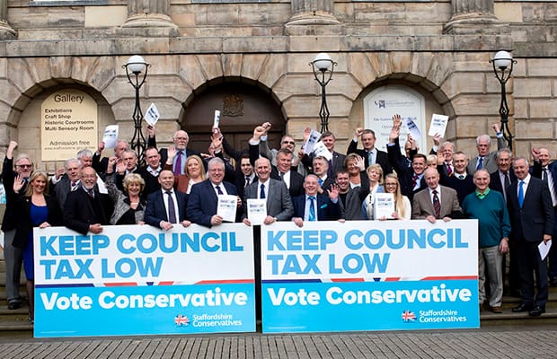 The launch of the Conservative manifesto