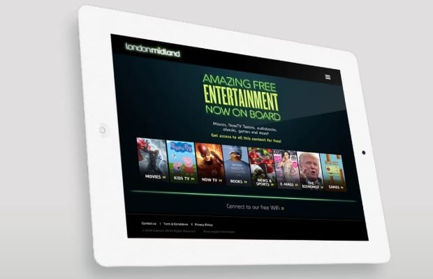 London Midland's new entertainment service