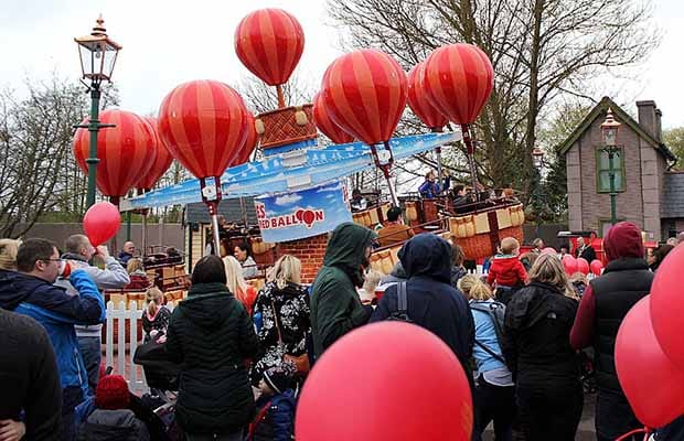 James and the Red Balloon launch at Drayton Manor