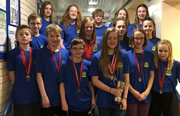 Members of Lichfield Swimming Club