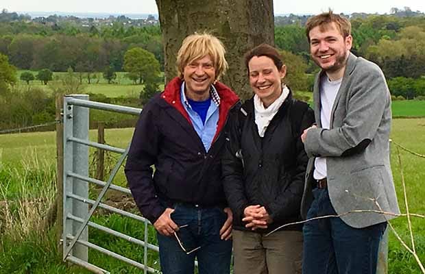 Michael Fabricant with Jane Ward and Owen Pugh from the Woodland Trust