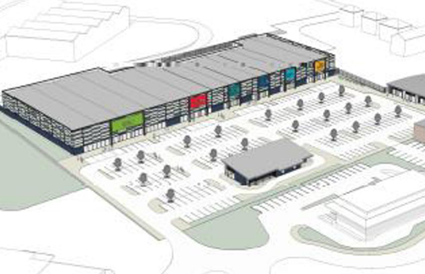 An artist's impression of the new Burntwood retail development