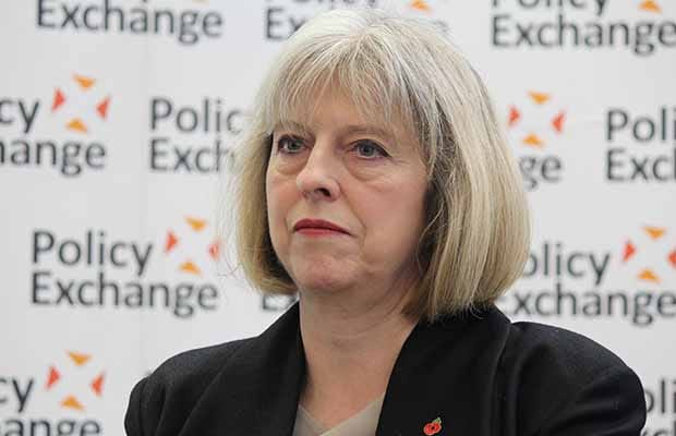 Theresa May. Pic: Policy Exchange