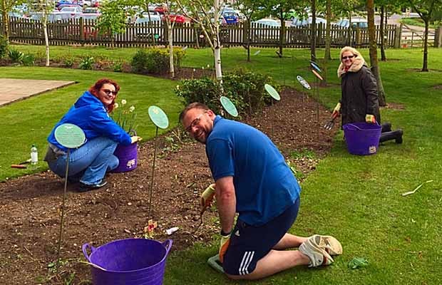 Volunteers at the National Memorial Arboretum