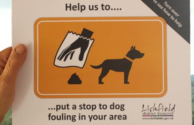 The new cards designed to identify dog poo hotspots