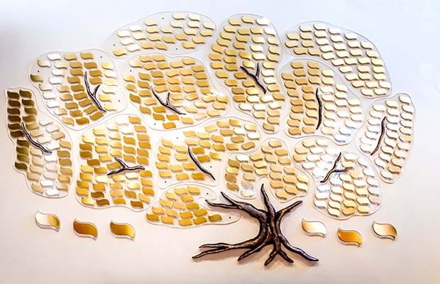 The new Memory Tree at St Giles Hospice