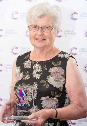 Ena Lincoln with her award