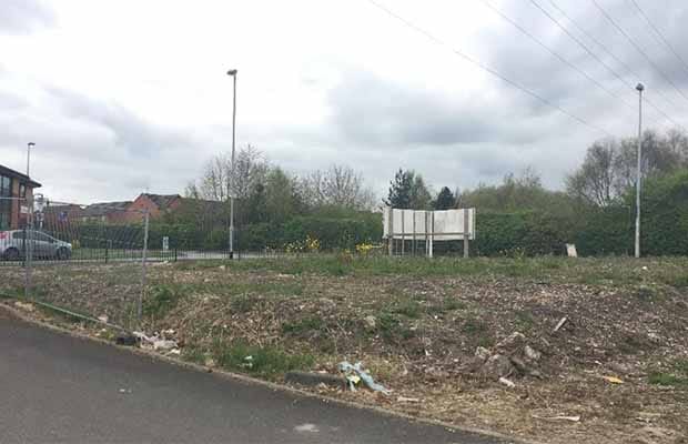 The land earmarked for housing in Burntwood