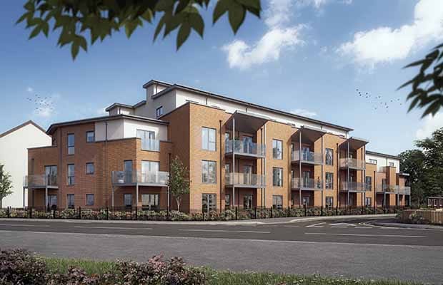 An artist's impression of the new Lichfield One development