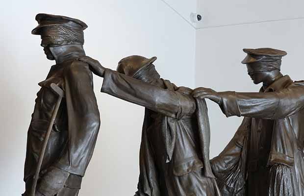 The Victory over Blindness sculpture