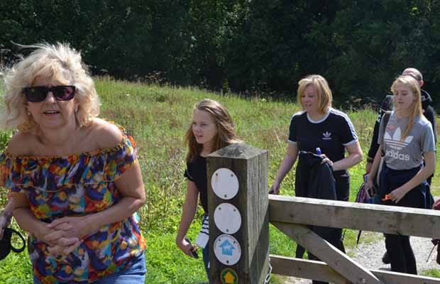 Walkers from the Busy Bees Training team